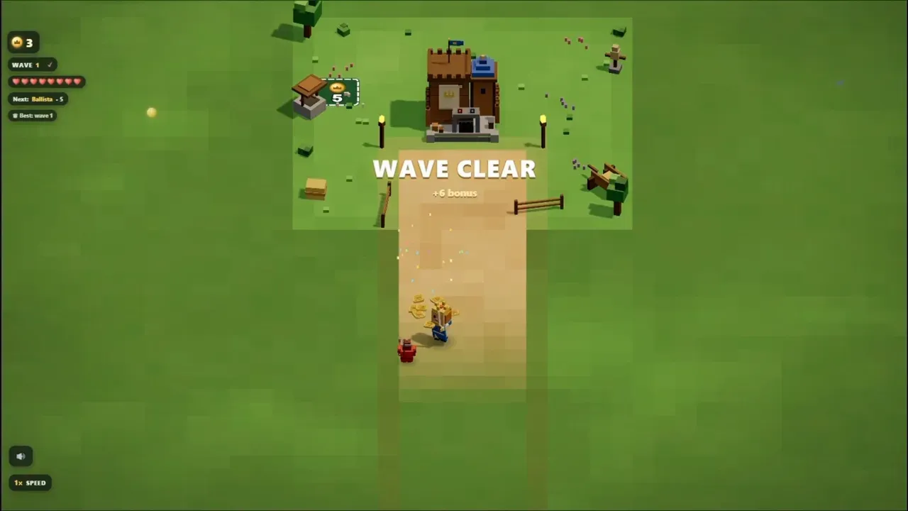 Wave clear — a breath before the next horde