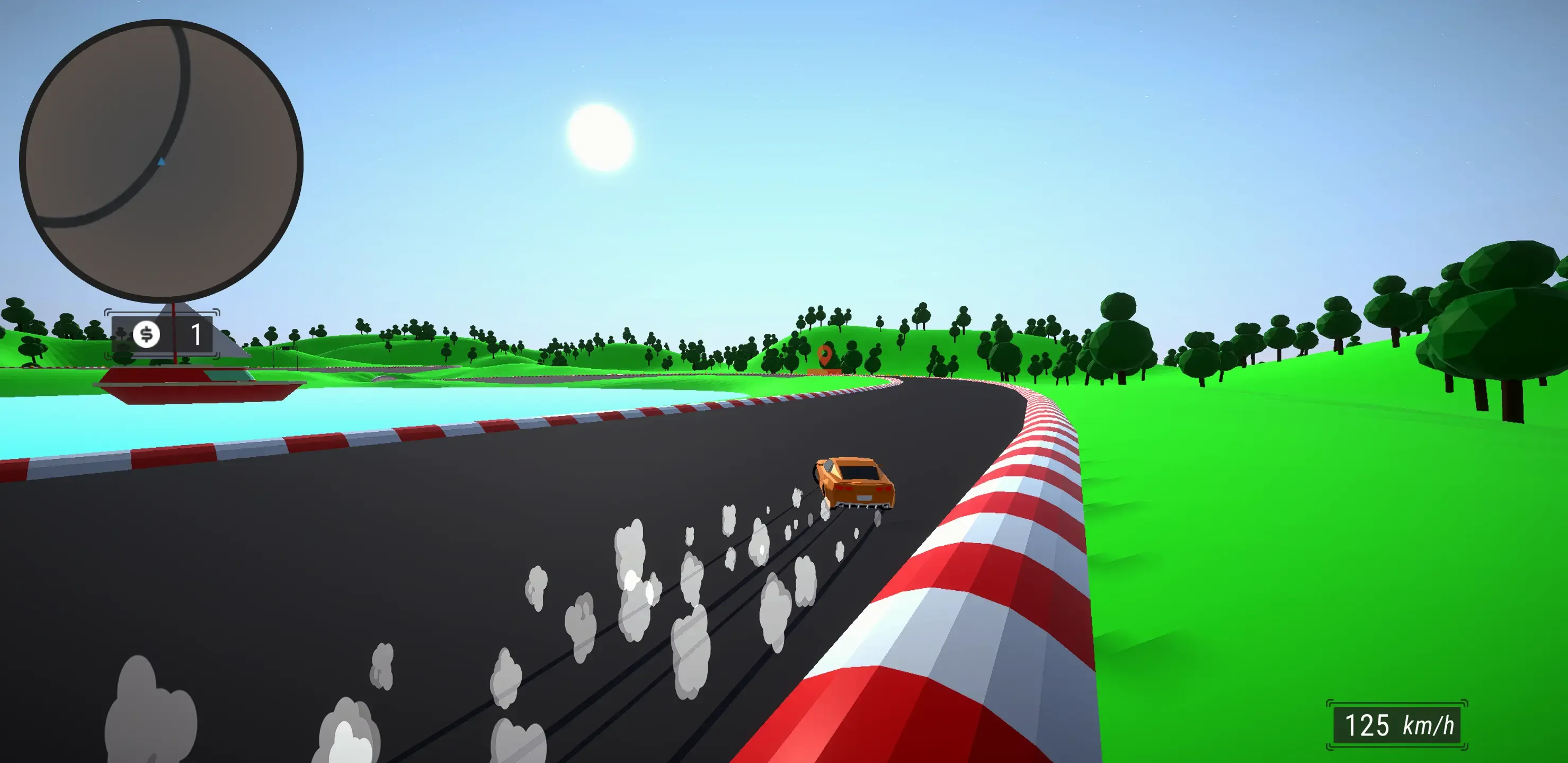 Drift through twisting tracks at full speed